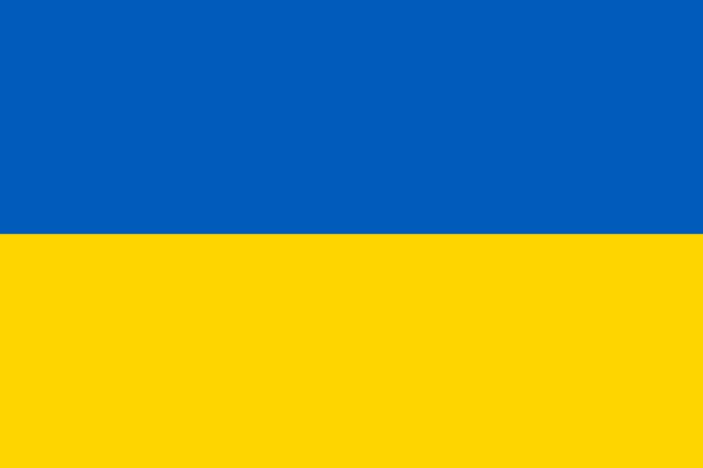Ukrainian national flag'